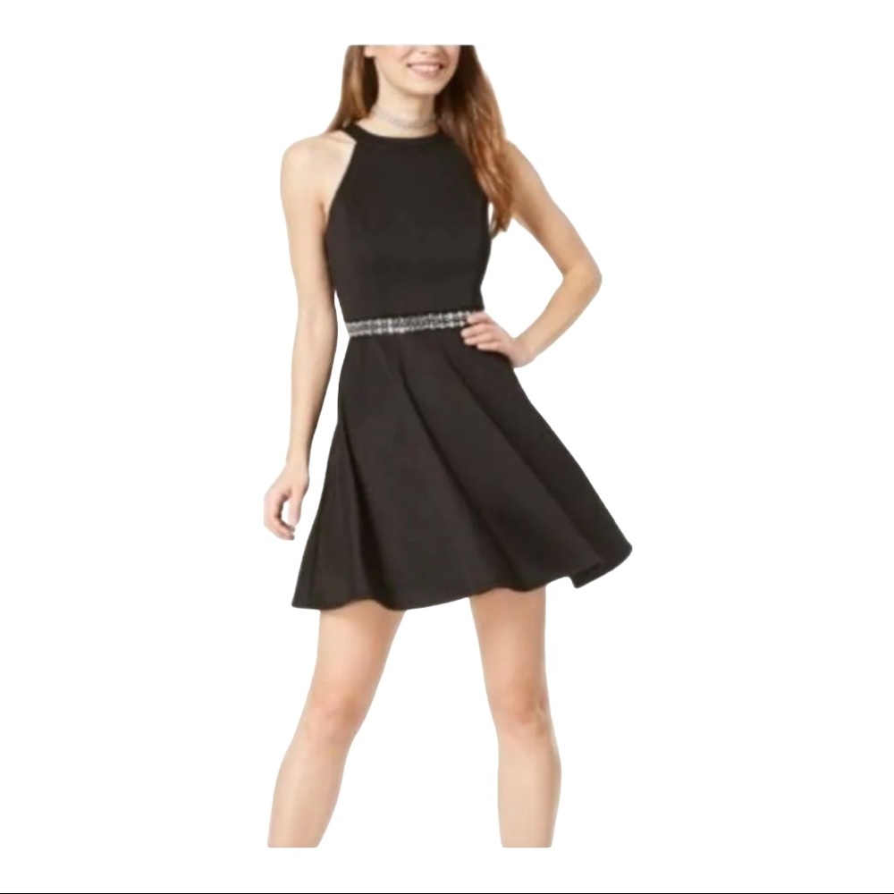 Emerald Sundae Black Evening Wear Dress, Size 1